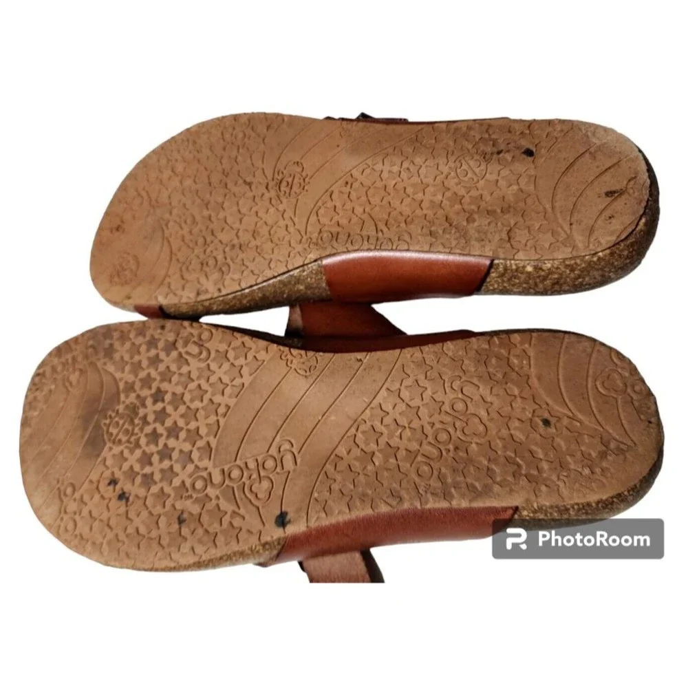 Yokono Leather Sandals Made in Spain Size 8